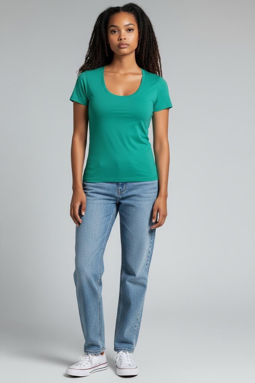 Fitted T-Shirt (US0-US28) | PDF Sewing Pattern
