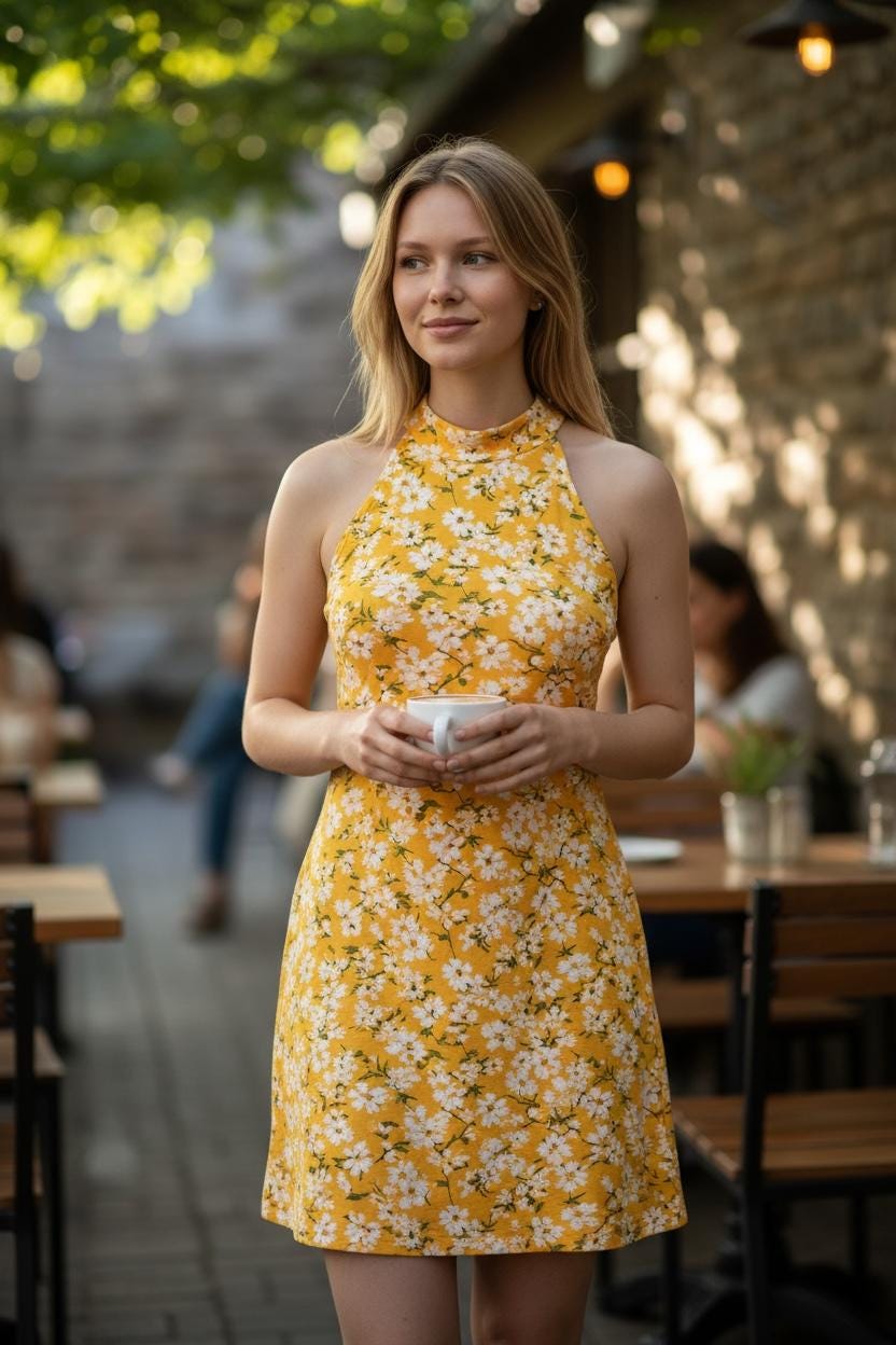 Cute A-Line Summer Dress (US0-US28) | PDF Sewing Pattern