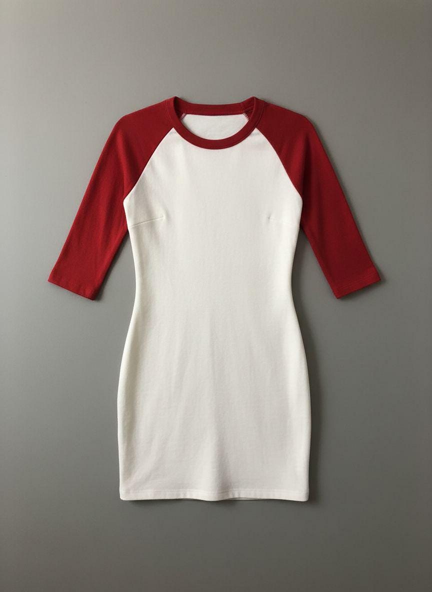 Short Baseball Dress (US0-US28) | PDF Sewing Pattern