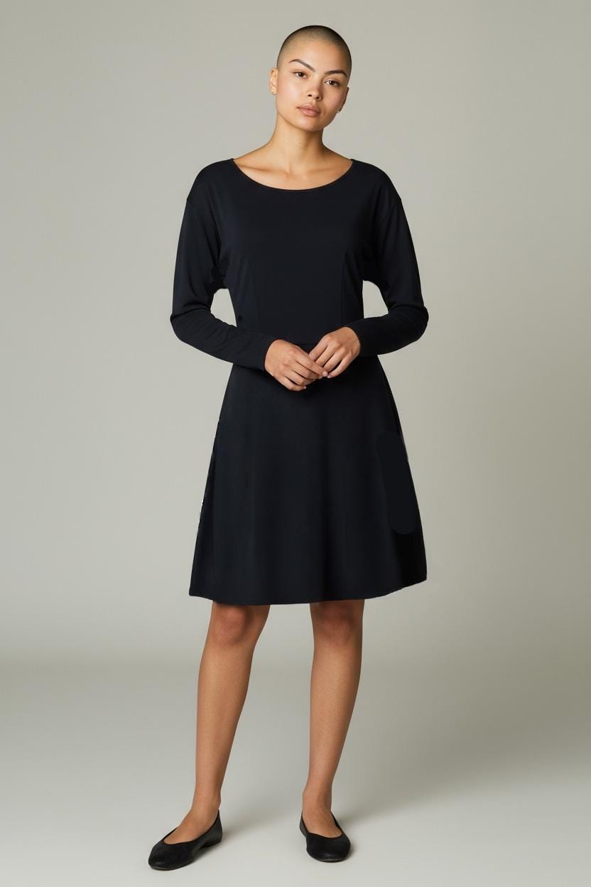 Comfy Kimono Sleeve Dress (US0-US28) | PDF Sewing Pattern