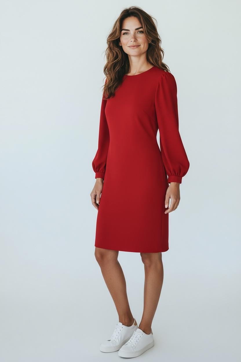 Bishop Sleeve A-Line Dress (US0-US28) | PDF Sewing Pattern
