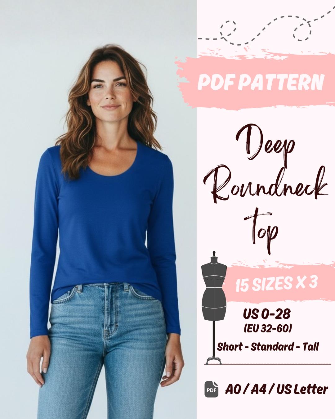 Roundneck Top Sewing Pattern