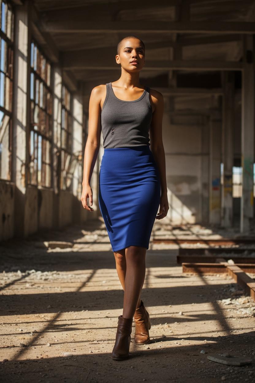 Fitted Stretch Skirt (US0-US28) | PDF Sewing Pattern
