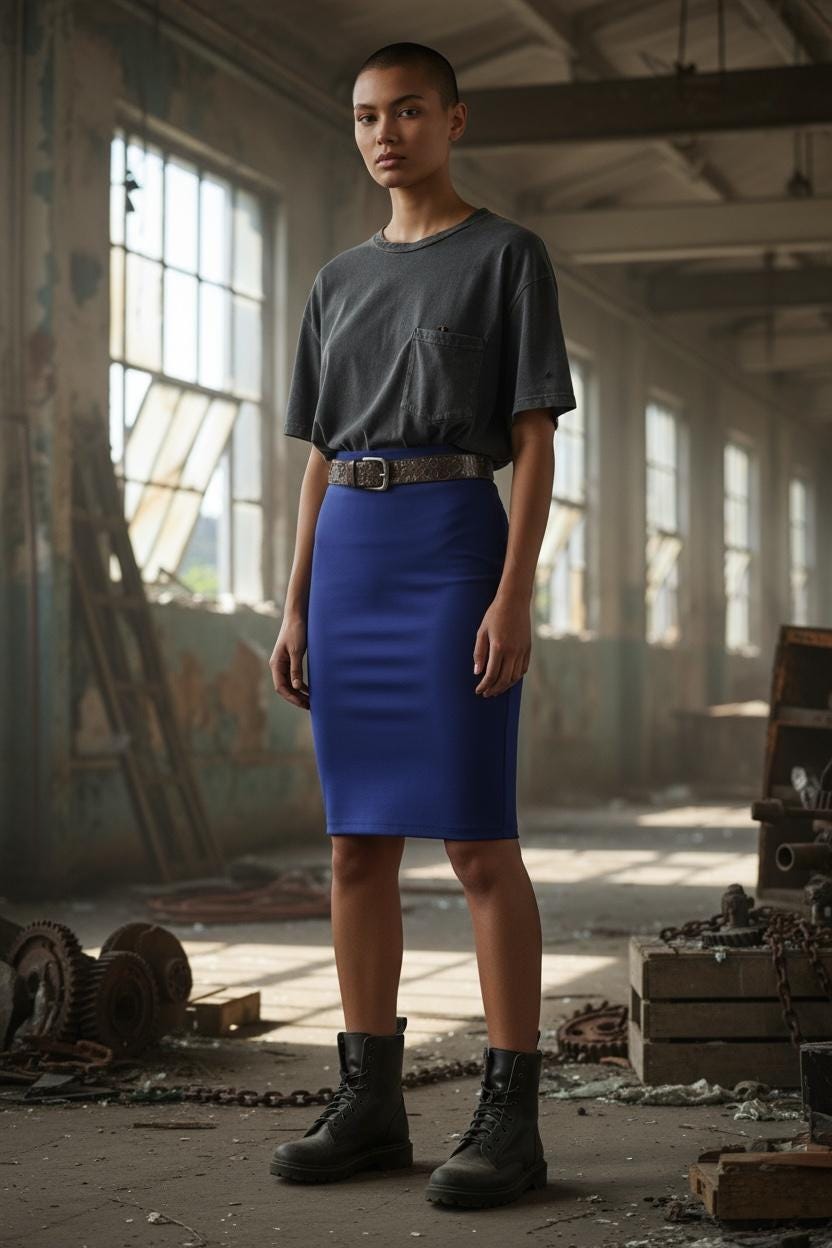 Fitted Stretch Skirt (US0-US28) | PDF Sewing Pattern