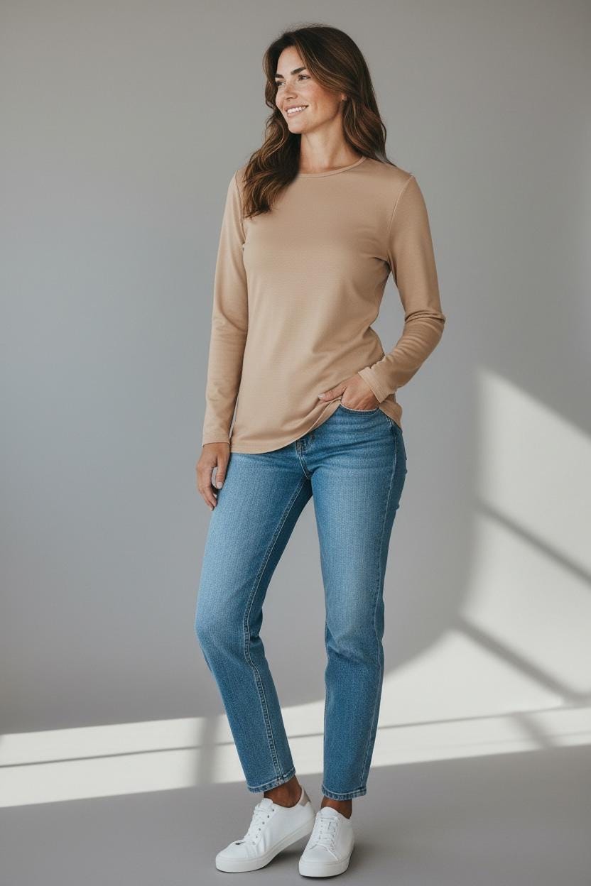 Fitted Stretch Top (US0-US28) | PDF Sewing Pattern