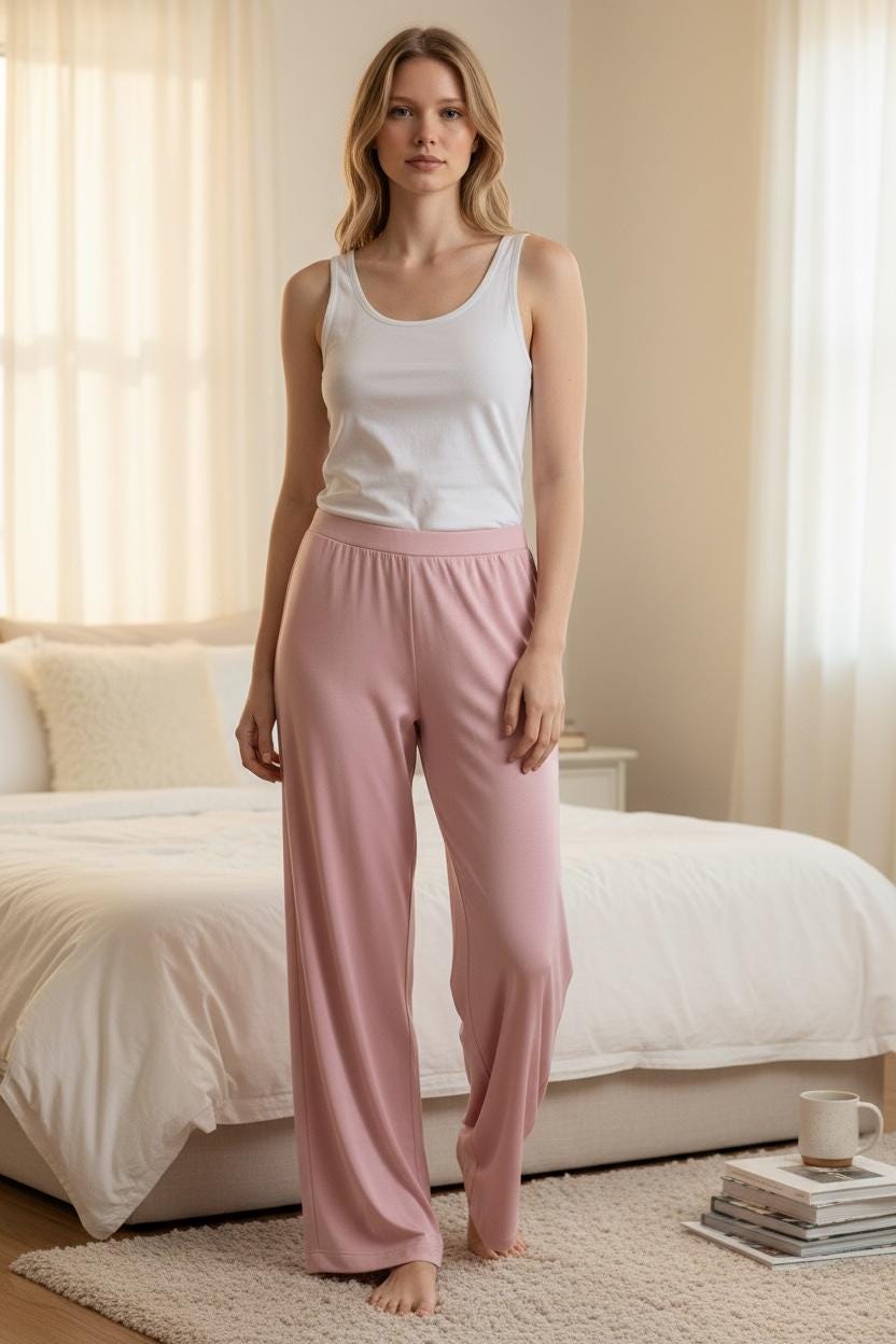 Wide Leg Lounge Pants (US0-US28) | PDF Sewing Pattern