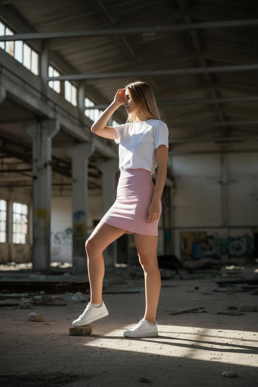 Short Pencil Stretch Skirt (US0-US28) | PDF Sewing Pattern