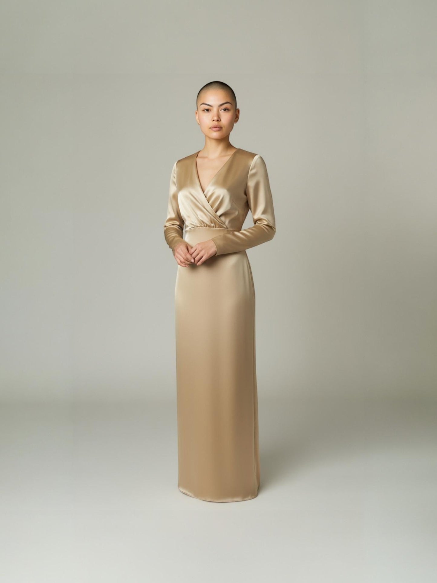 Surplice Neck Fitted Dress (US0-US28) | PDF Sewing Pattern