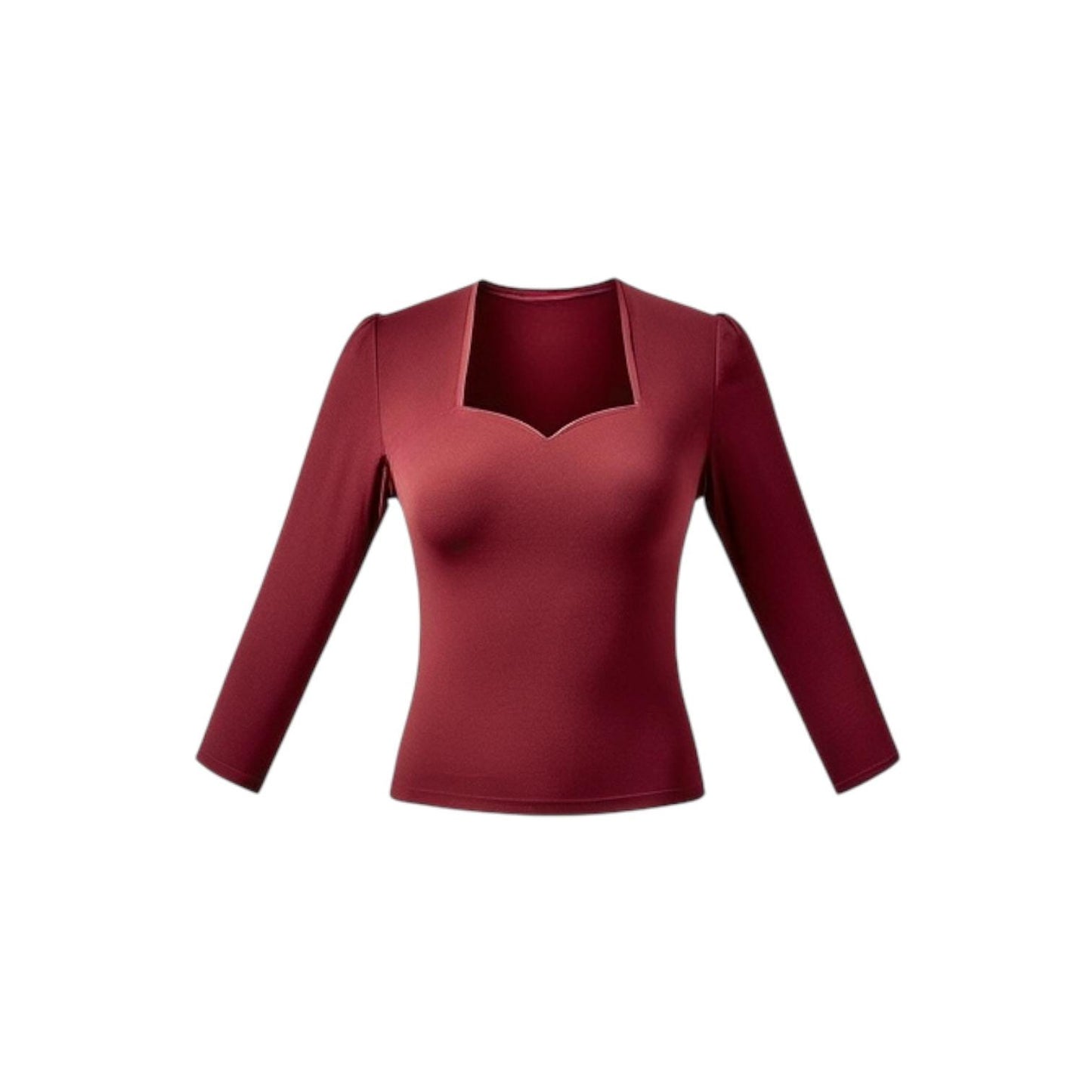 Sweetheart Neckline - Fitted Stretch Top (US0-US28) | PDF Sewing Pattern