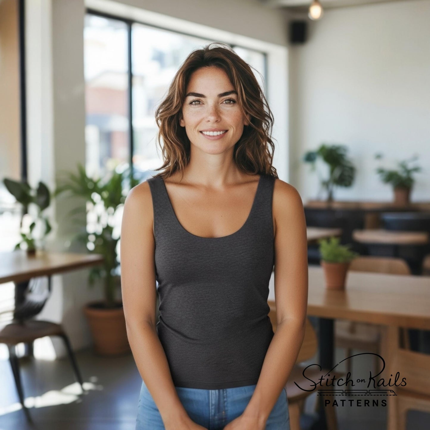 Fitted Tank Top (US0-US28) | PDF Sewing Pattern